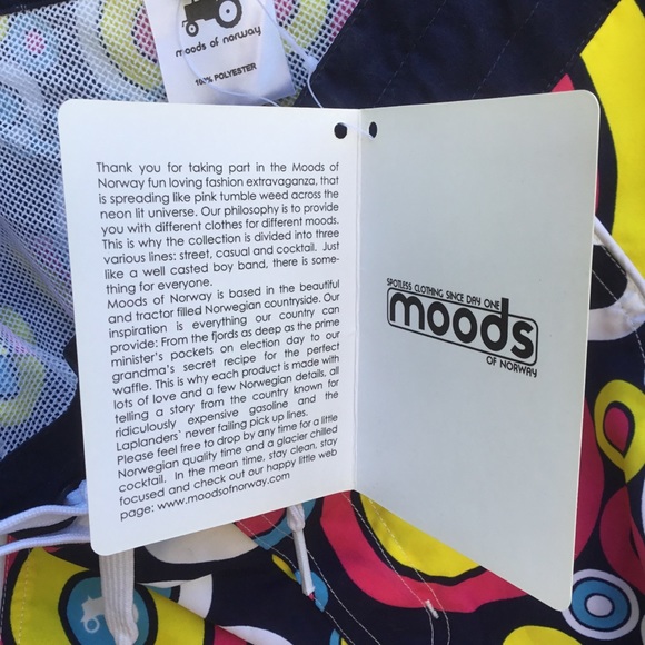 Men’s new Moods Of Norway swim trunks board shorts - Picture 6 of 8